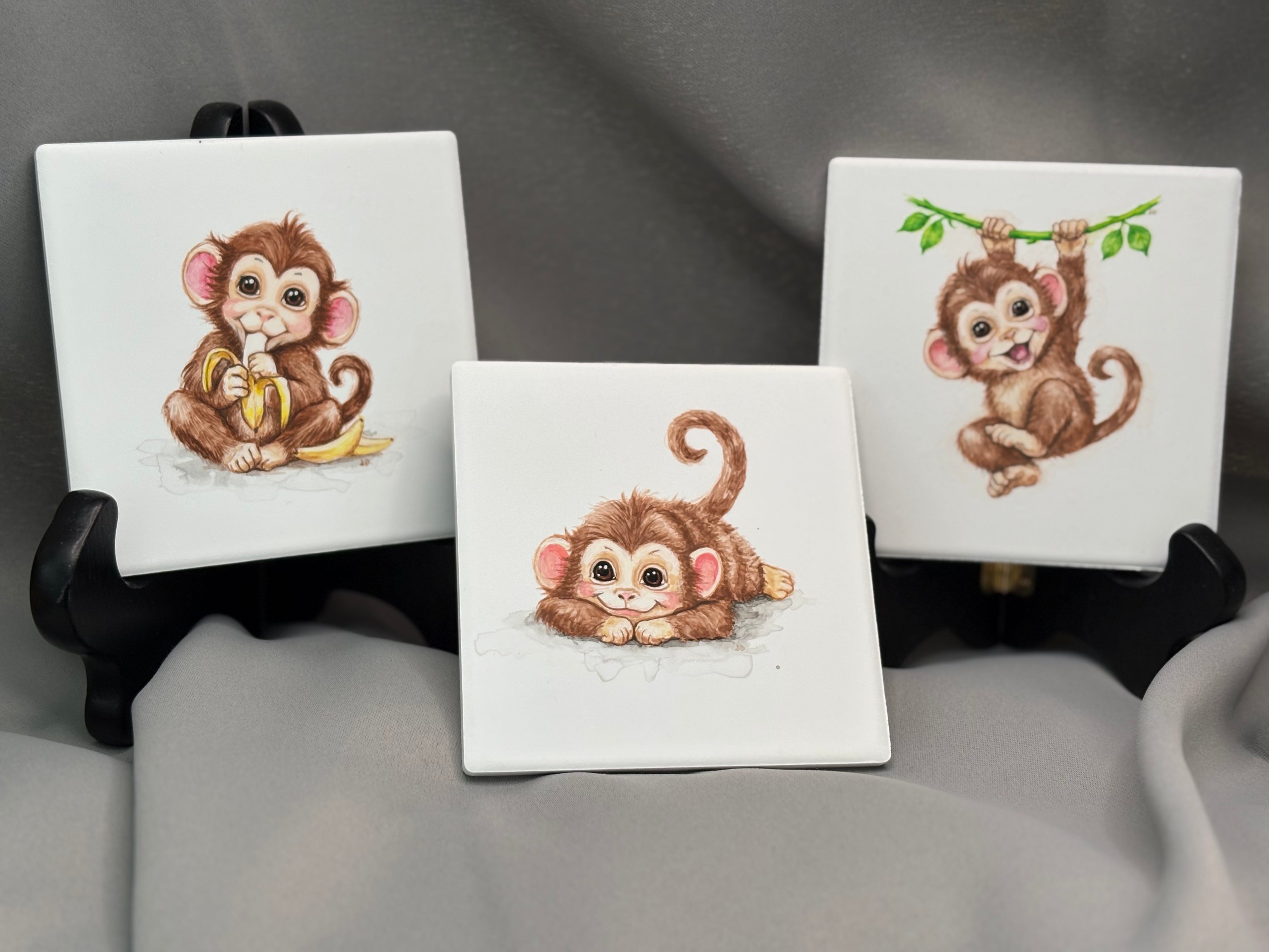 Baby Monkey Set of 3